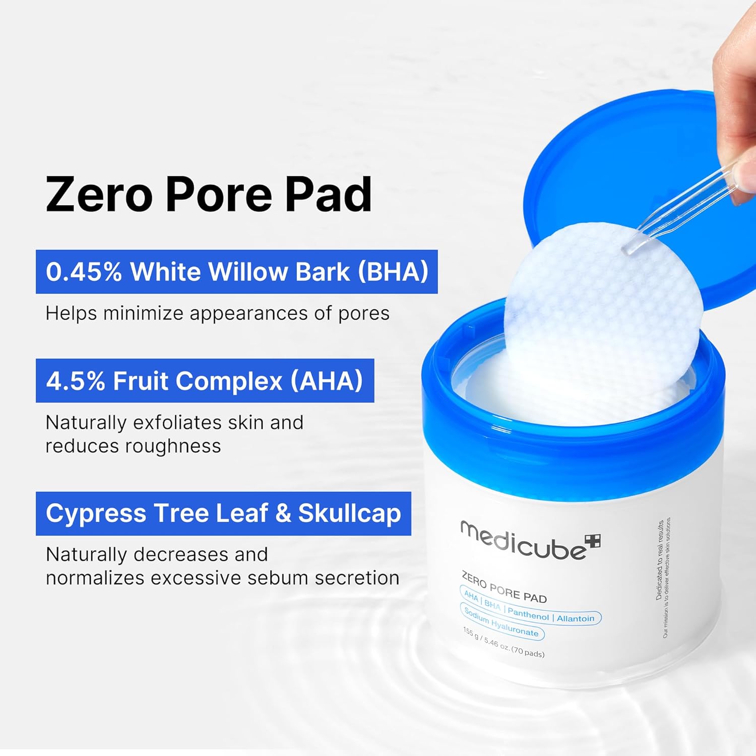 Medicine pore pad